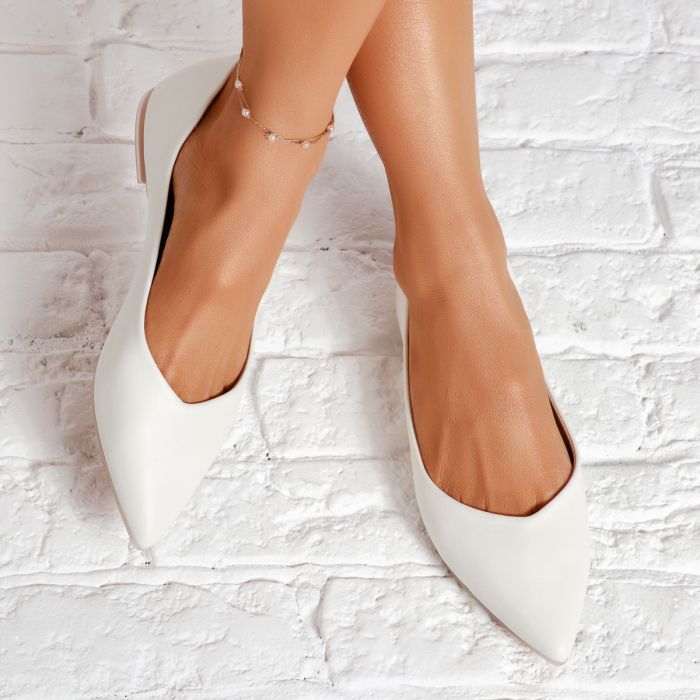 Обувки за балеринки Artemis Бяло #14073