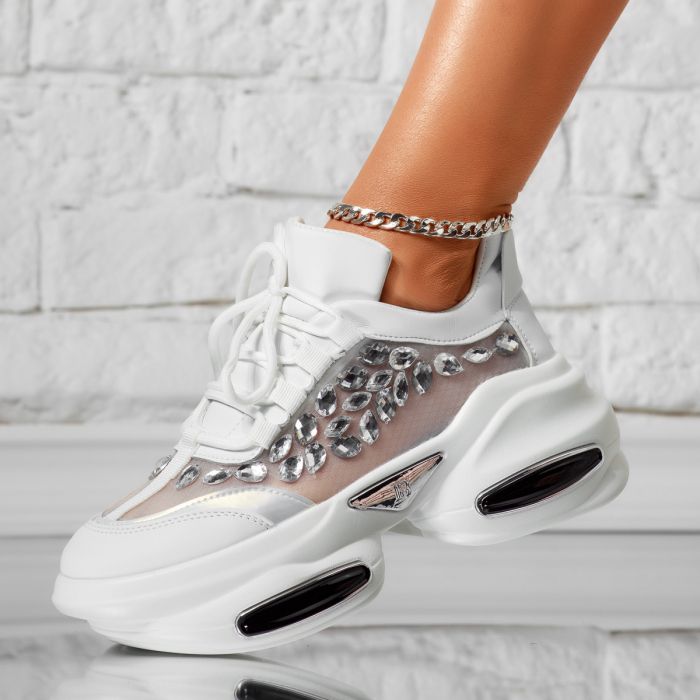 Дамски спортни обувки Adonis Бяло #14592