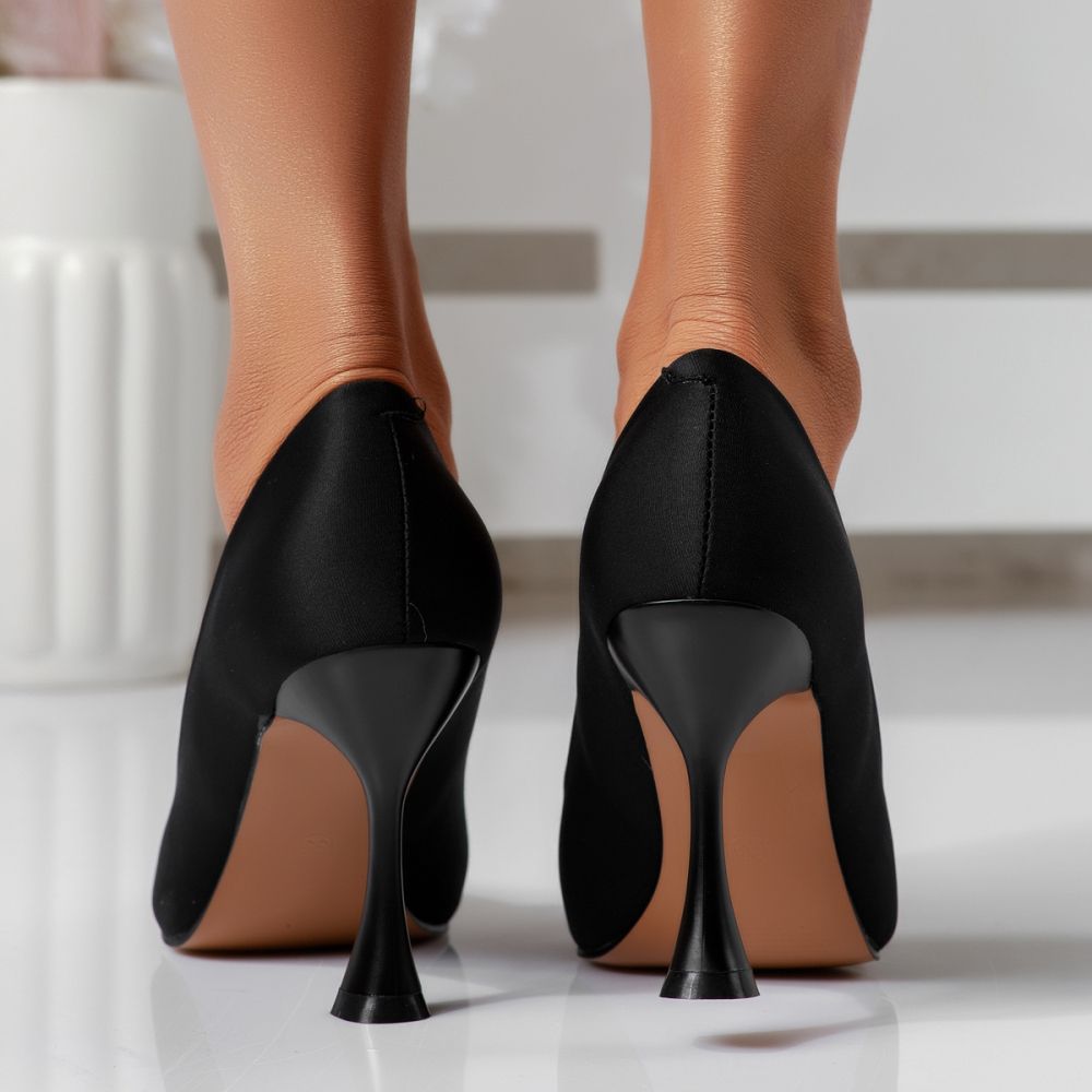 Pantofi Dama cu Toc Jane3 Negri #16646