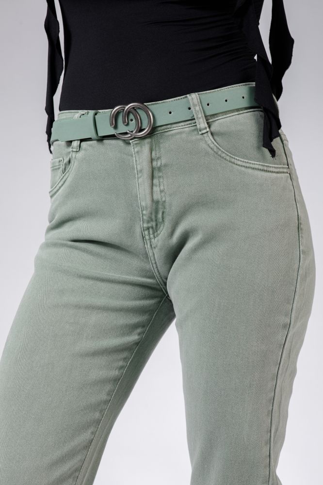 Pantaloni Boyfriend Dama Lucia Khaki #A511