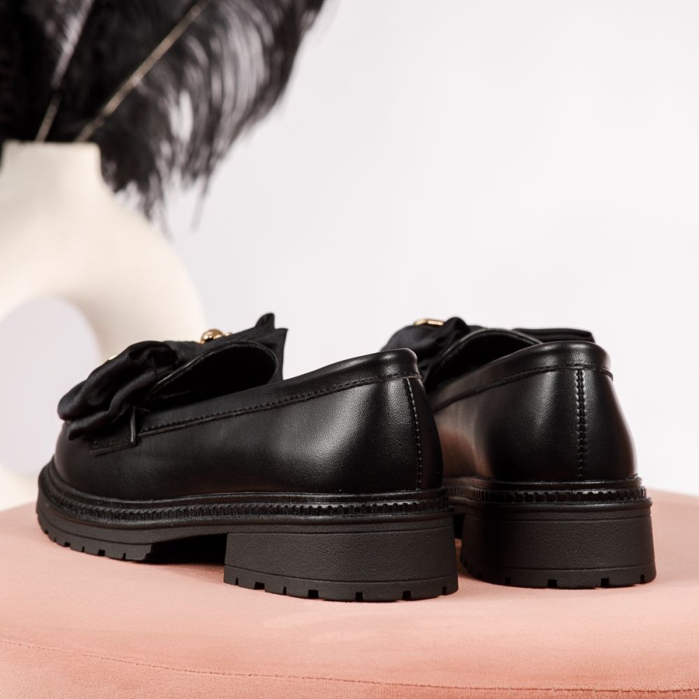 Всекидневни детски обувки черни от еко кожа Anna #19114