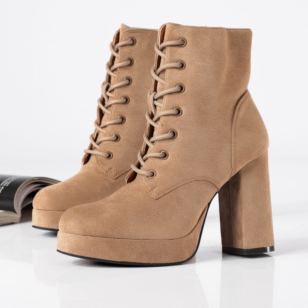 Botine Dama Elora Khaki #17242A