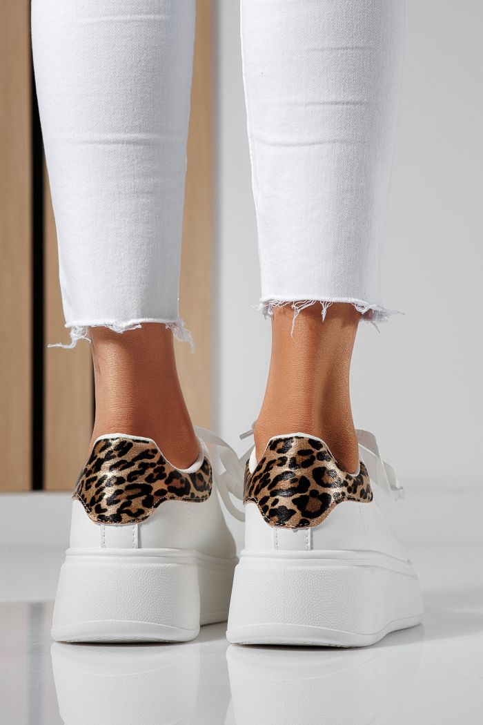 Adidasi dama leopard din piele ecologica Linda #21178