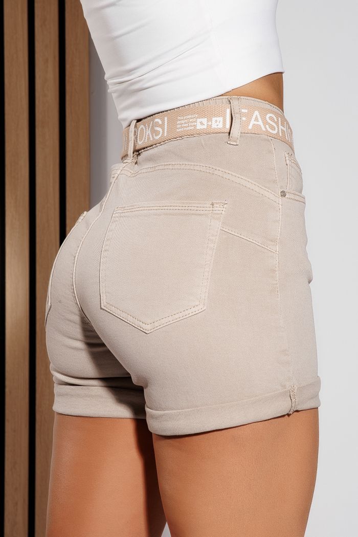 Blugi Scurti Dama Kasia Bej #A1052