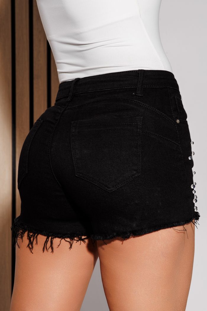 Blugi Scurti Dama Karina Negri #A1072