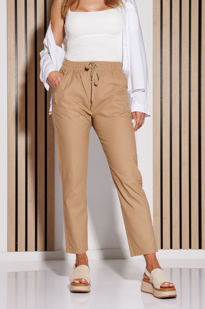 Pantaloni De Vara Dama Julia Khaki #A1082