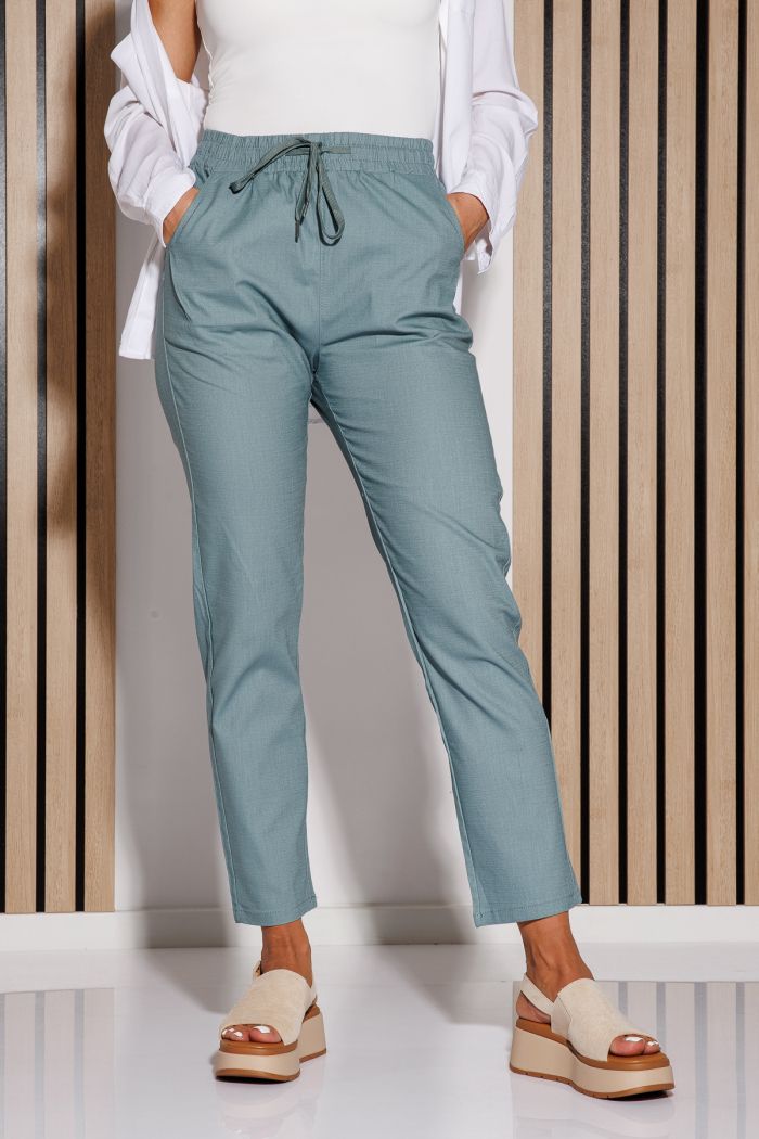 Pantaloni De Vara Dama Julia Mint #A1090
