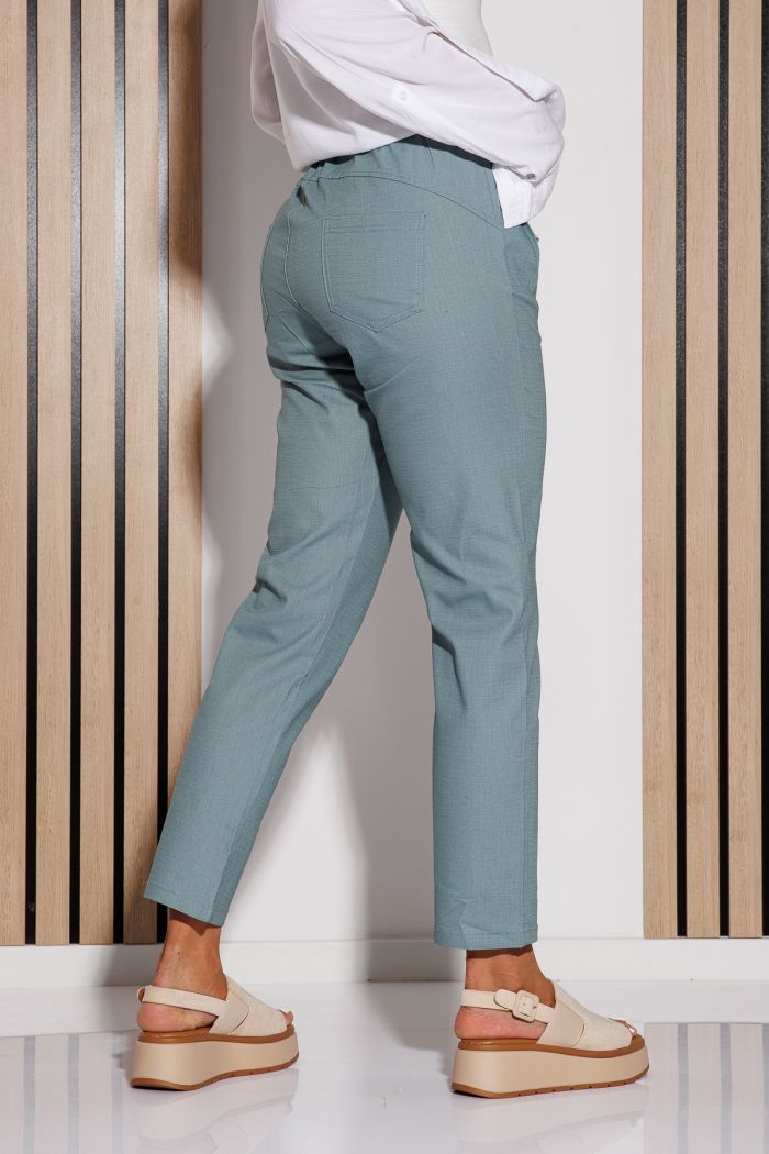 Pantaloni De Vara Dama Julia Mint #A1090