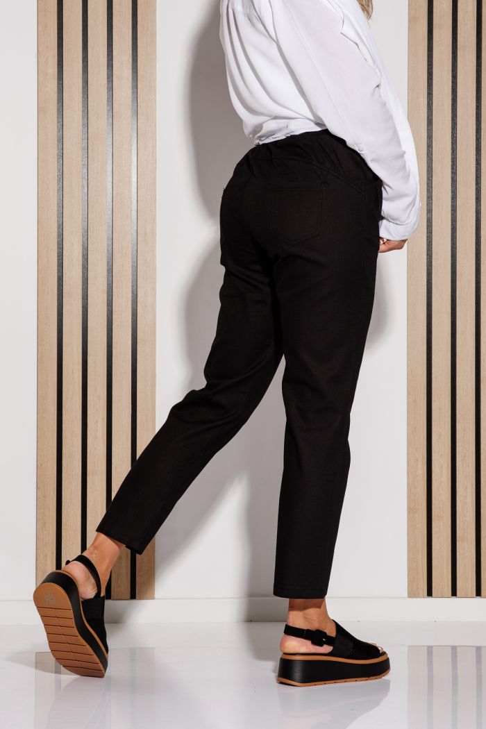 Pantaloni De Vara Dama Julia Negri #A1083