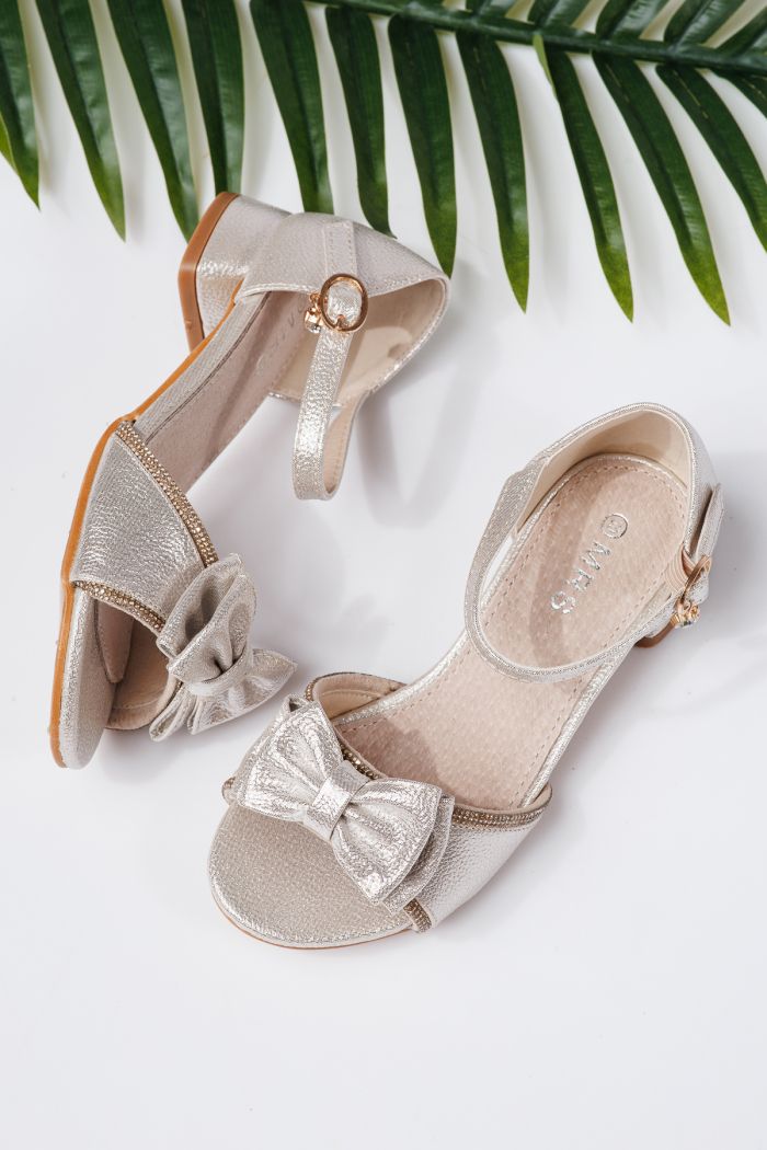 Sandale fete bej din piele ecologica Ana2 #21955