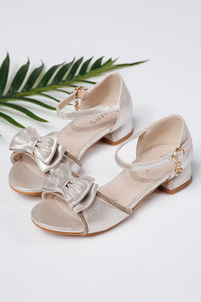 Sandale fete bej din piele ecologica Ana2 #21955