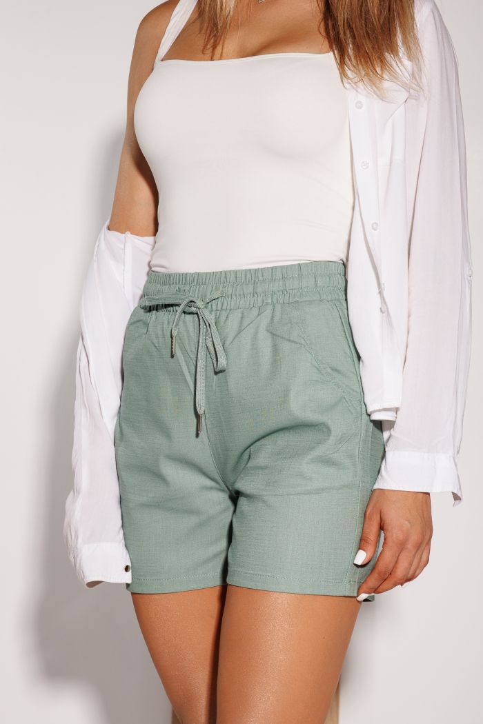 Pantaloni De Vara Scurti Dama Lissa Verzi #A1131