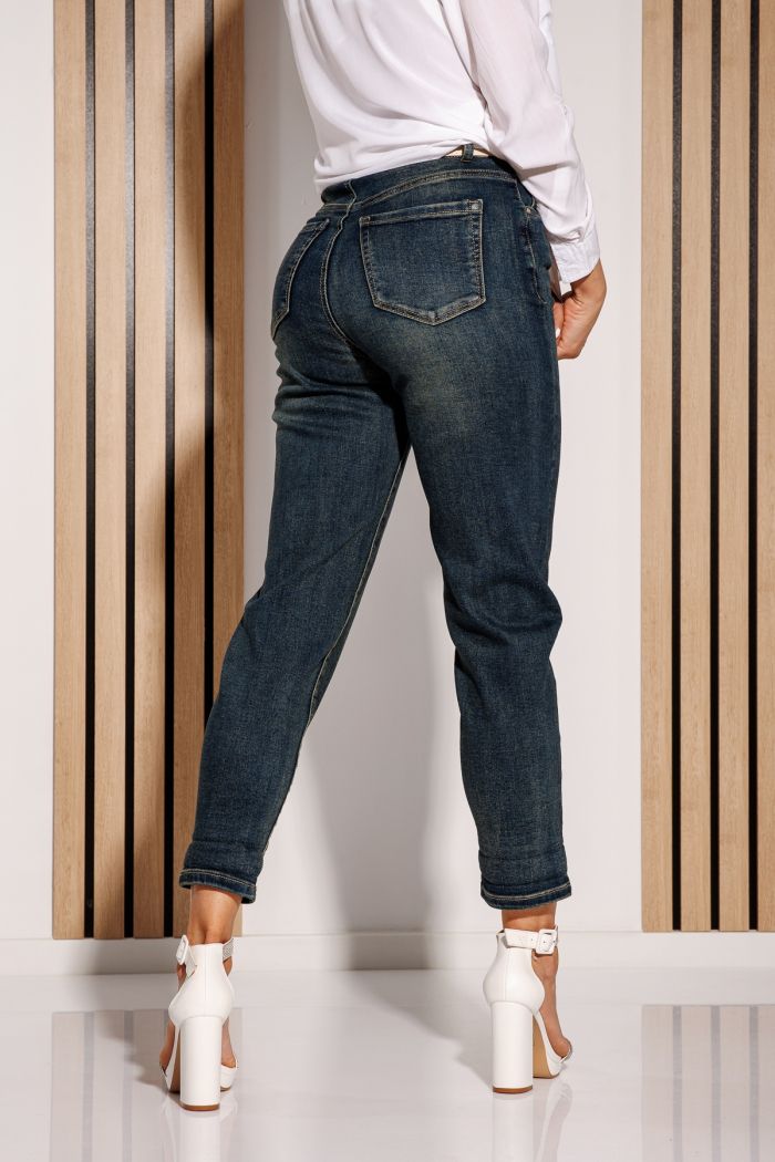 Blugi Baggy Fit Dama Zina Albastri #A1164