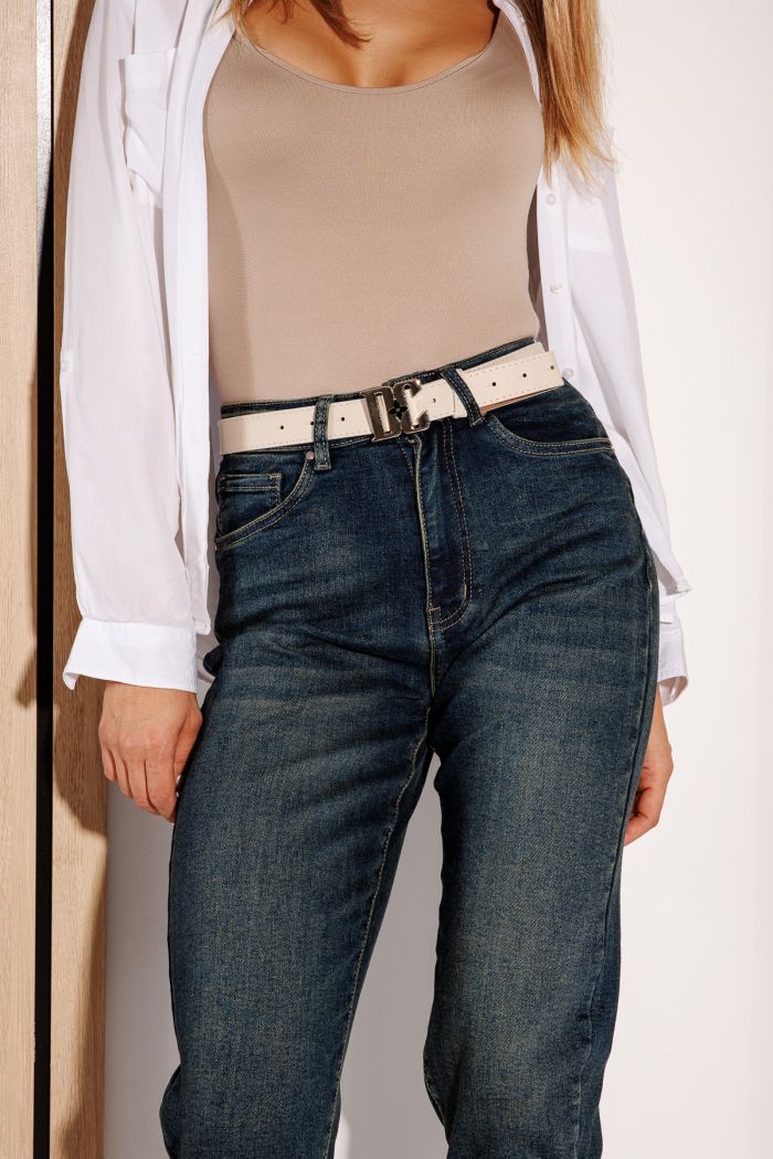Blugi Baggy Fit Dama Zina Albastri #A1164