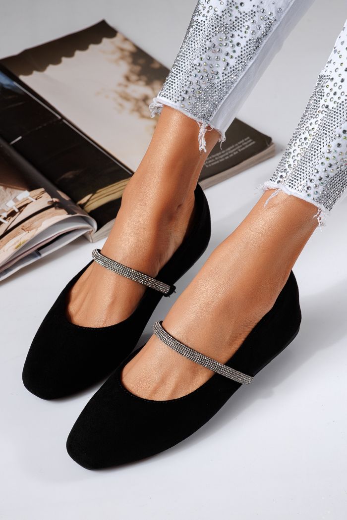 Balerini dama negri din piele ecologica intoarsa Zoe2 #22483