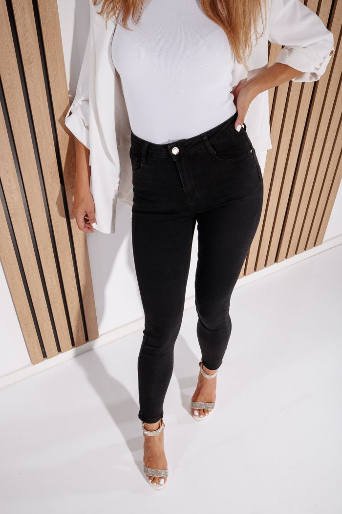 Blugi Skinny cu PushUp Dama Evelina Negri #A1189