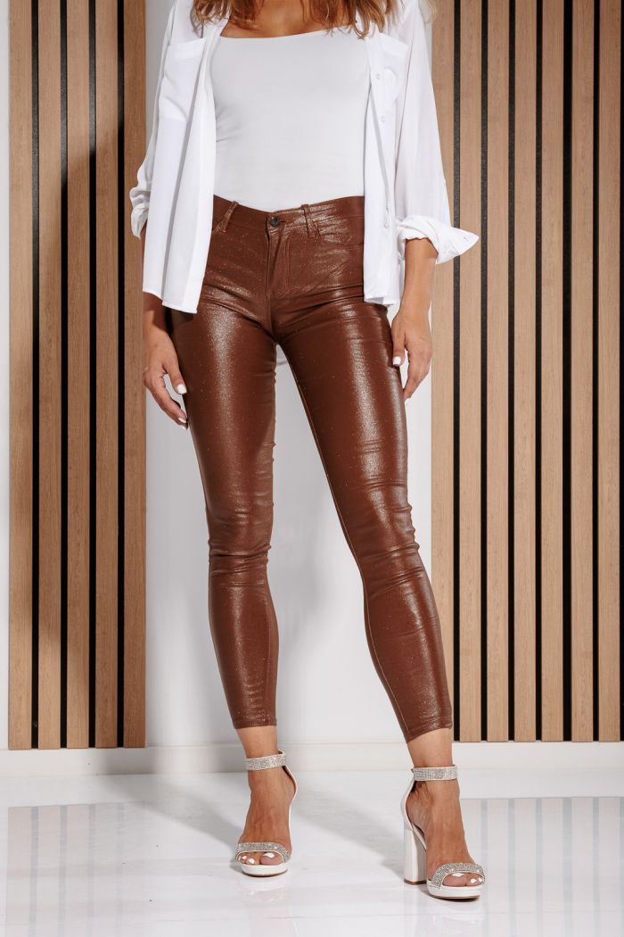 Pantaloni Cerati Vatuiti Dama Fatima Maro #A664