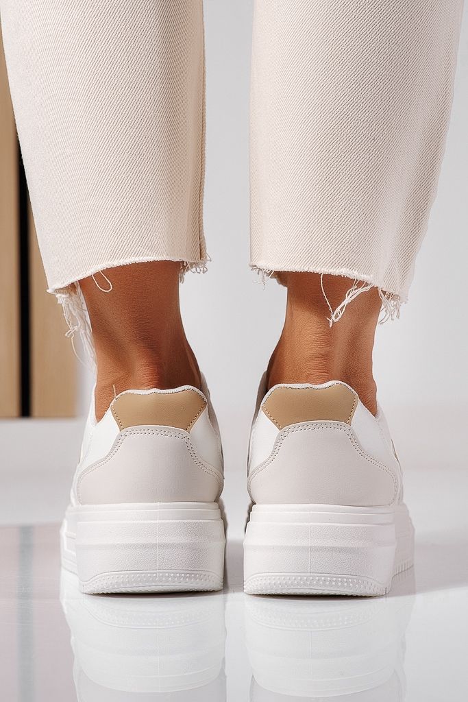 Adidasi dama khaki din piele ecologica Alisa #22526