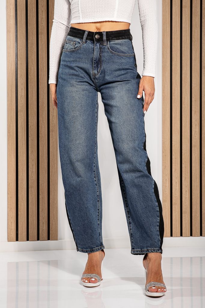 Blugi Loose  Fit Dama Vanda Albastri #A1212