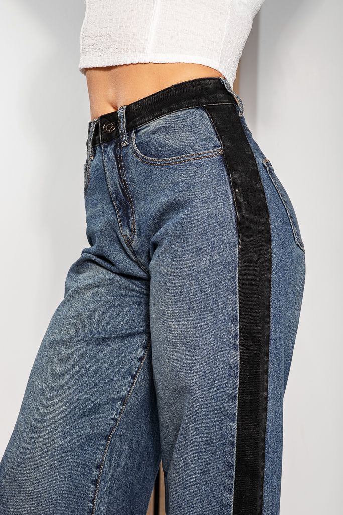 Blugi Loose  Fit Dama Vanda Albastri #A1212