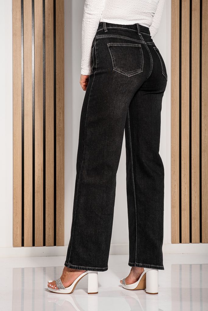 Blugi Wide Leg Fit Dama Romina Negri #A1211