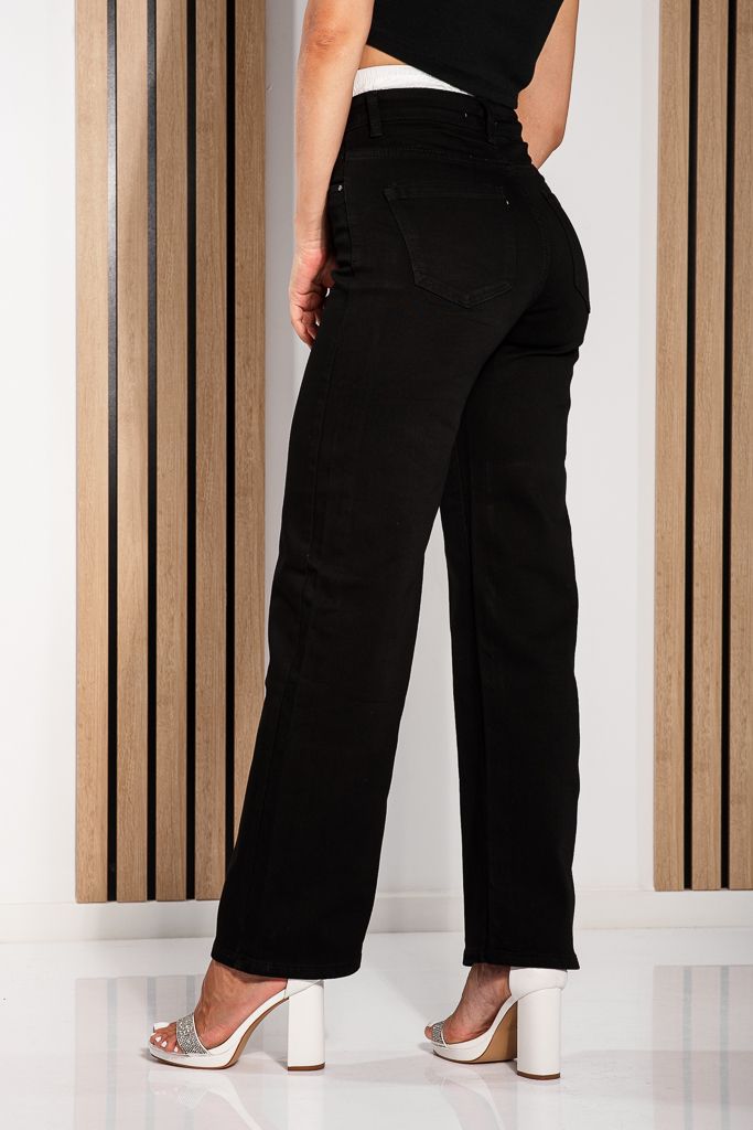 Blugi Wide Leg Fit Dama Edith Negri #A1224