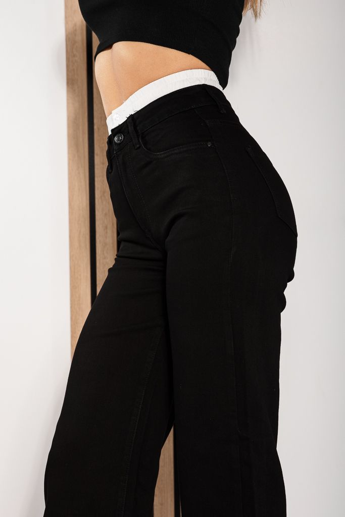 Blugi Wide Leg Fit Dama Edith Negri #A1224