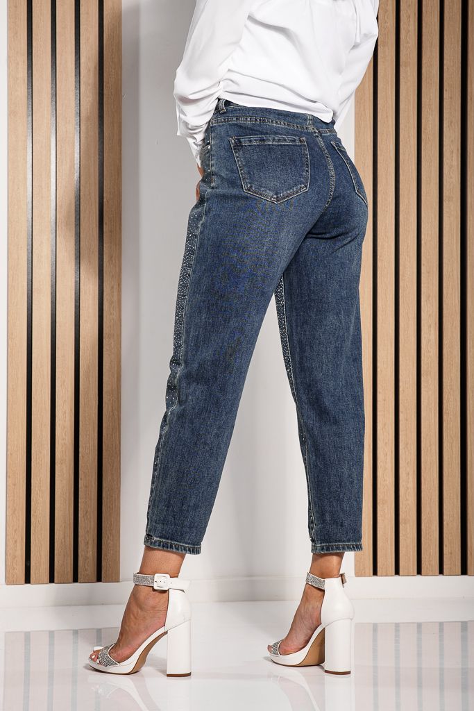 Blugi Baggy Fit Dama Francesca Albastri #A1208