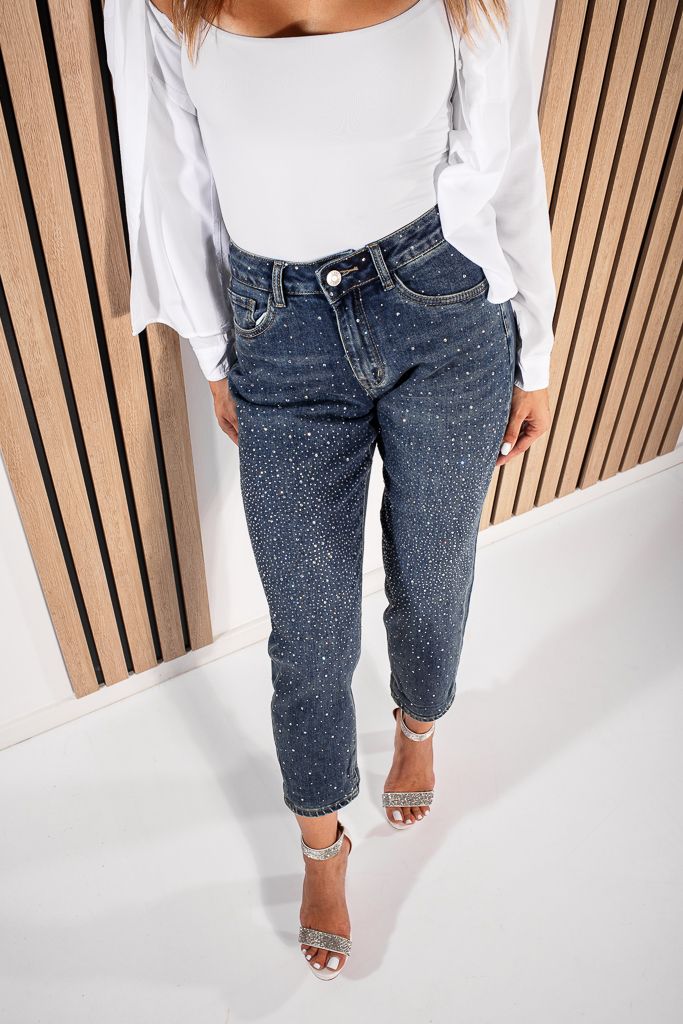 Blugi Baggy Fit Dama Francesca Albastri #A1208