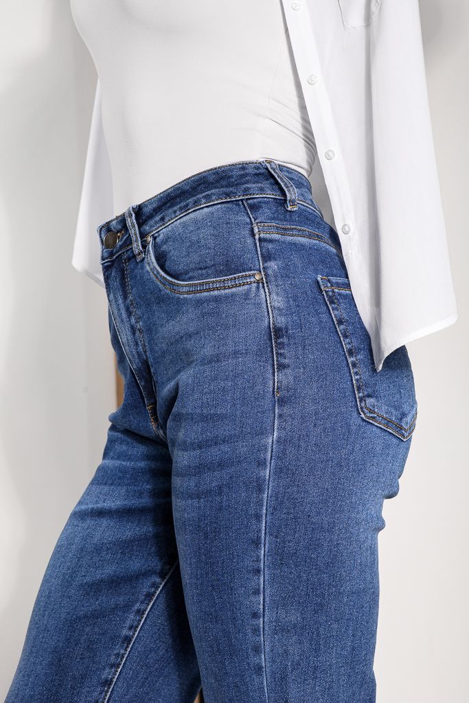 Blugi MomFit Dama Dalia Albastri #A1221