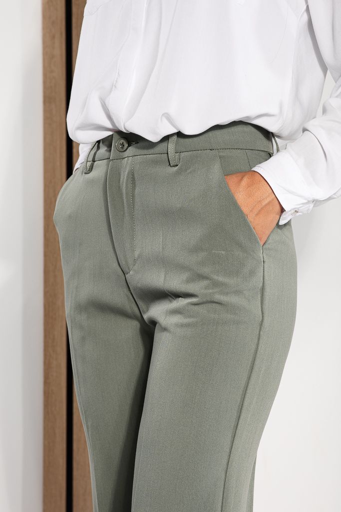 Pantaloni Casual Dama Alda Verzi #A1200