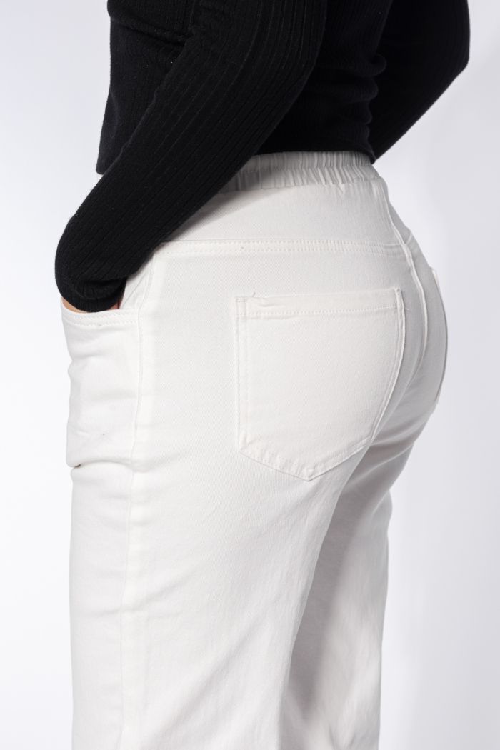 Blugi MomFit Dama Zoe Crem #A610