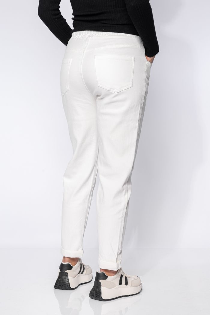 Blugi MomFit Dama Zoe Crem #A610