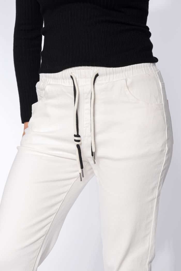 Blugi MomFit Dama Zoe Crem #A610