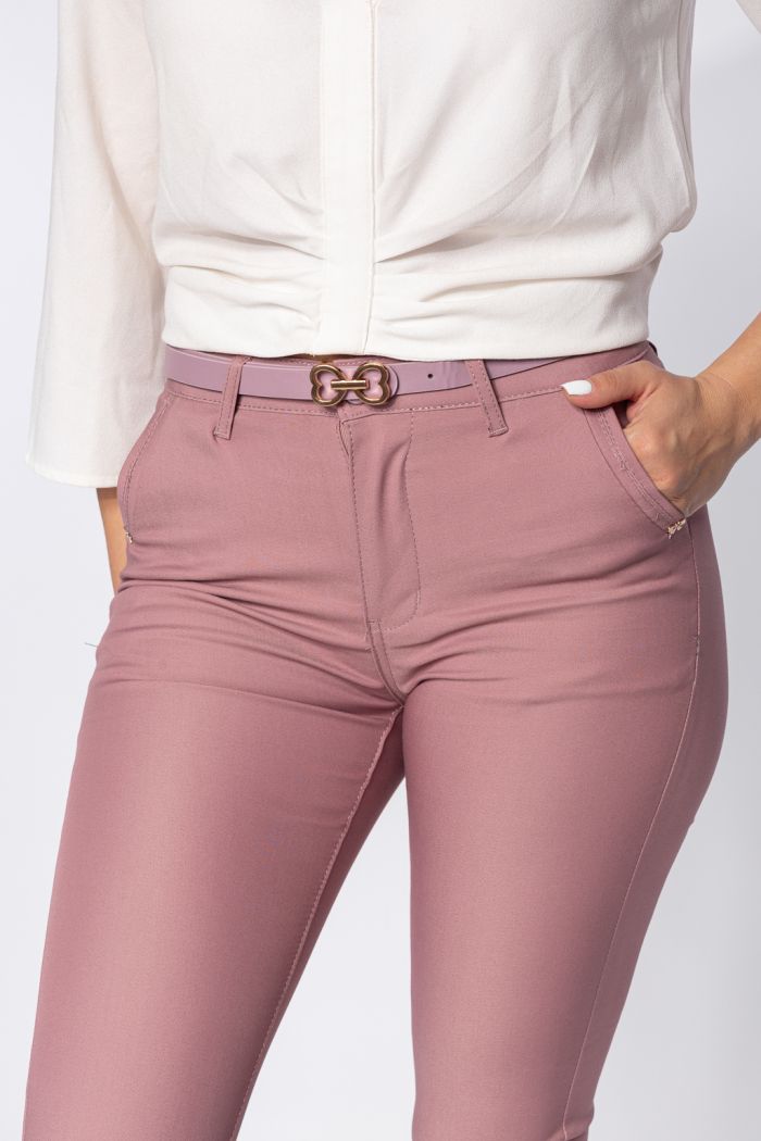 Pantaloni Casual Dama Amelia2 Mov #A677