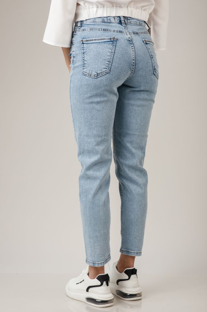 Blugi Boyfriend Dama London Albastri #A170