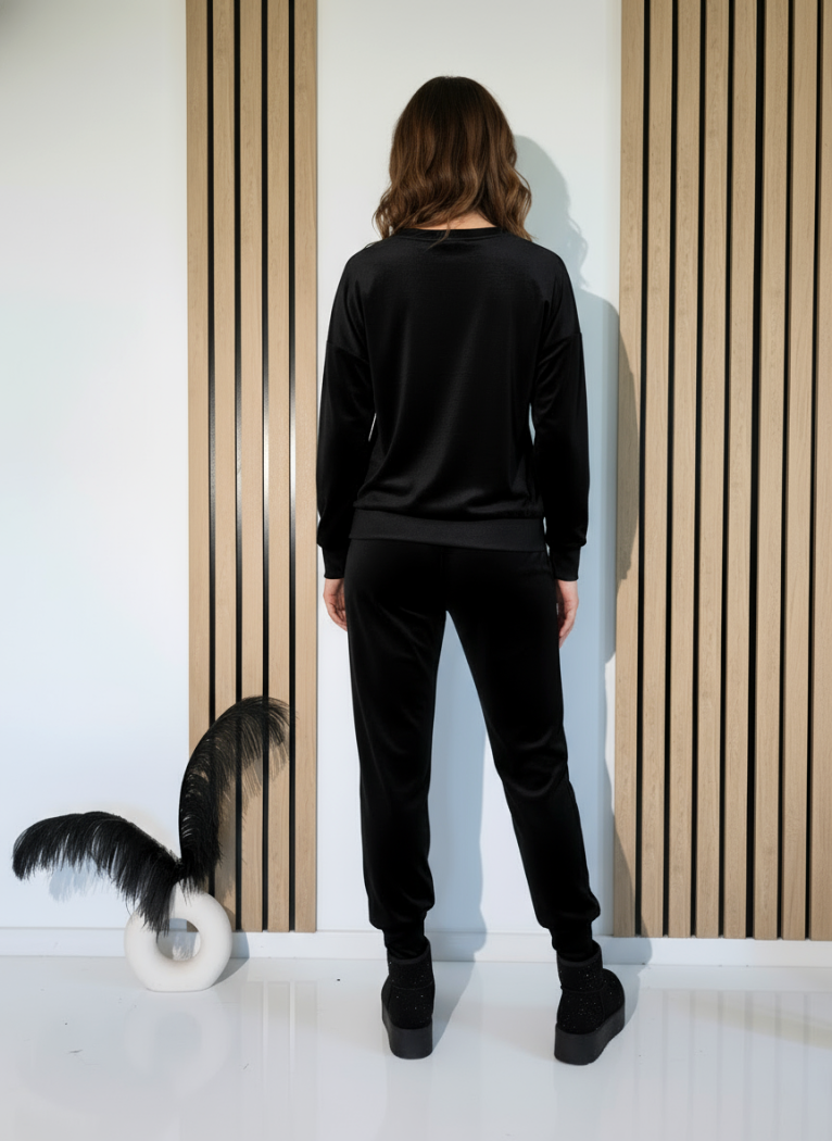 Compleu Dama Sport negru Tabita #A1266