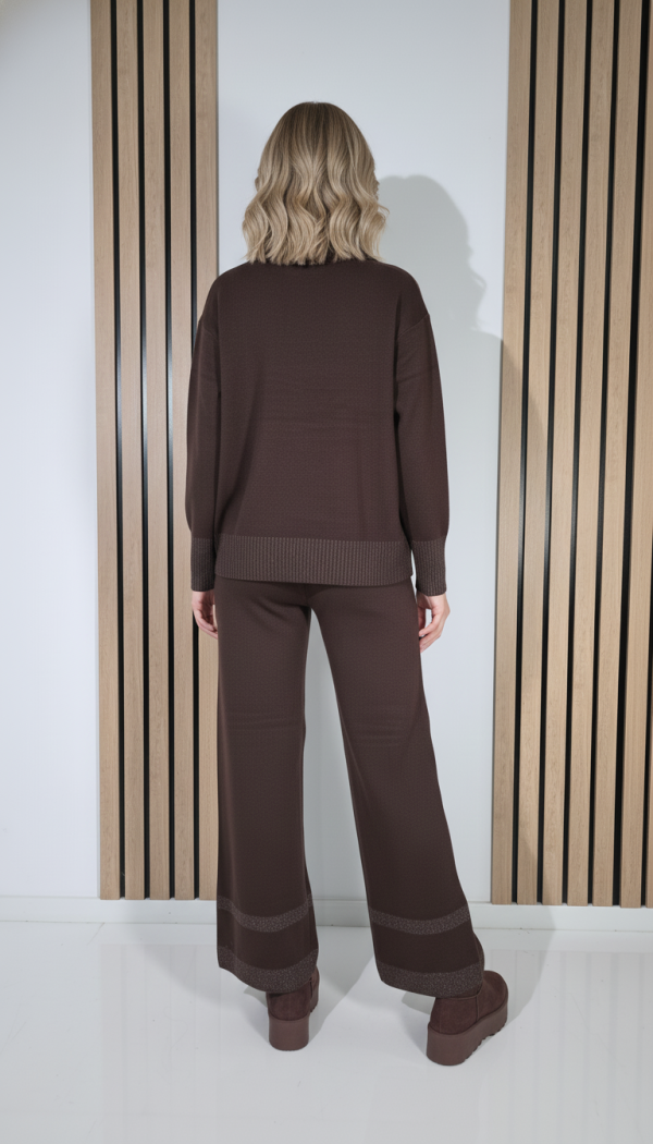  Compleu Dama maro Eliza 2 piese tricot #A1282