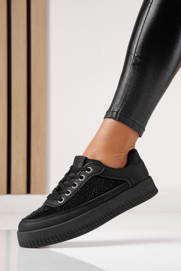 Adidasi dama negri din piele ecologica Rania #24177