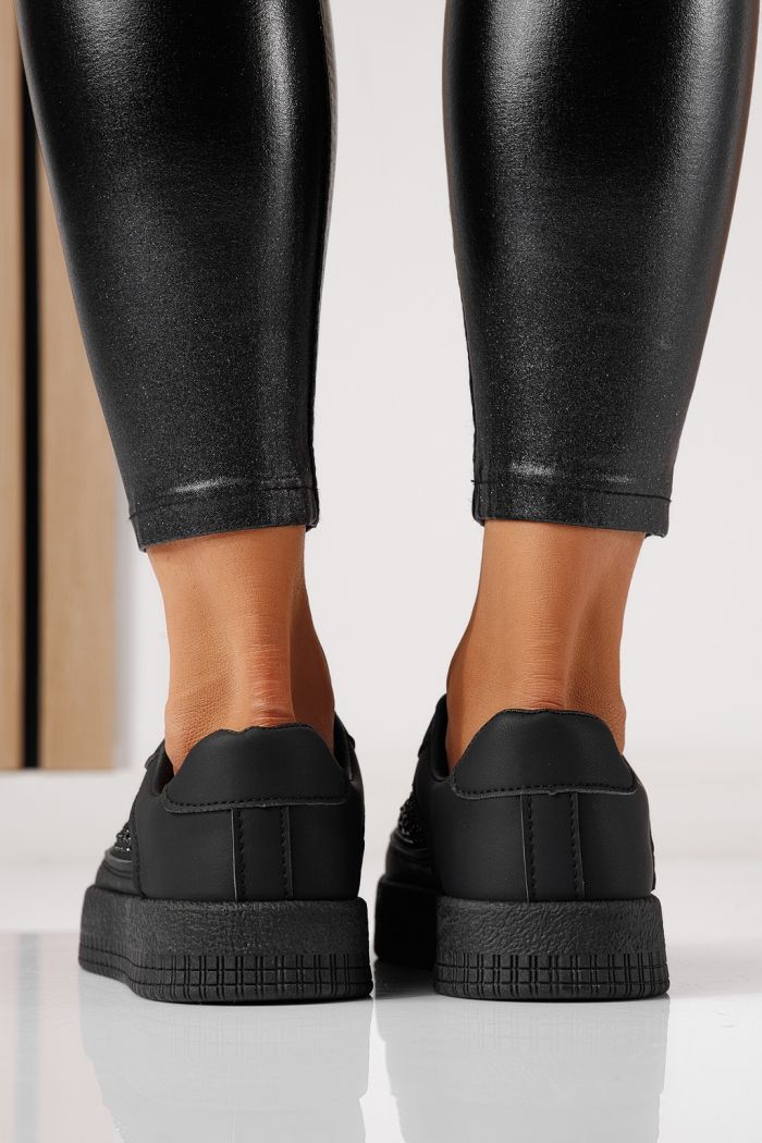 Adidasi dama negri din piele ecologica Rania #24177