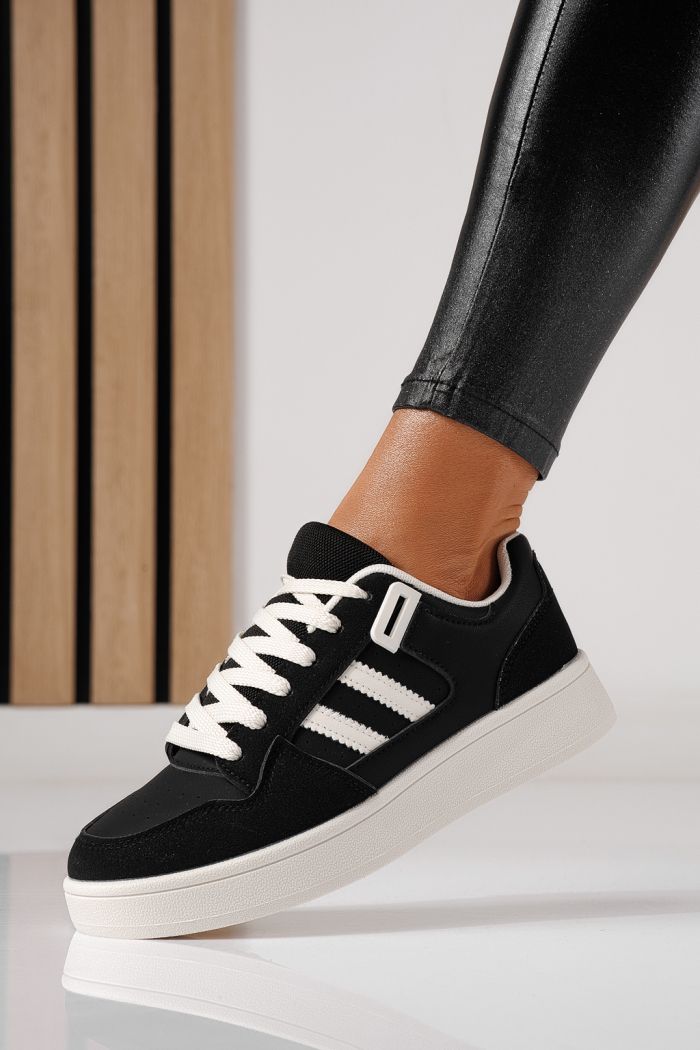 Adidasi dama negri din piele ecologica Iris #24192