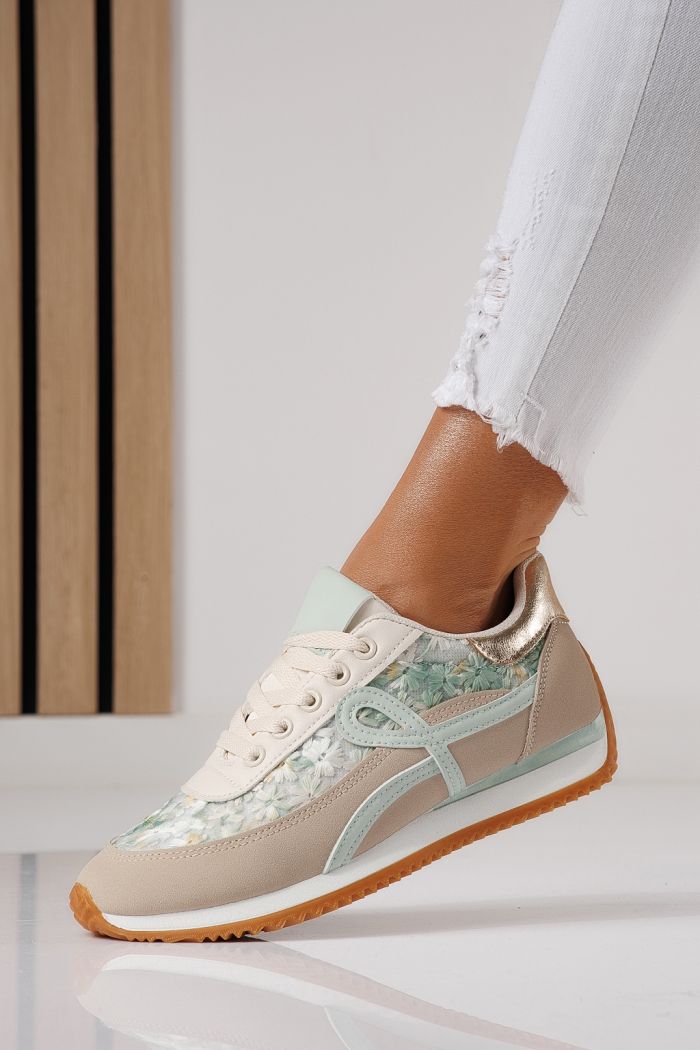 Adidasi dama verzi din piele ecologica Jesica #24126