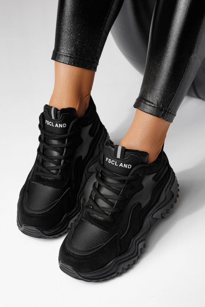 Adidasi dama negri din piele ecologica Maya #24159