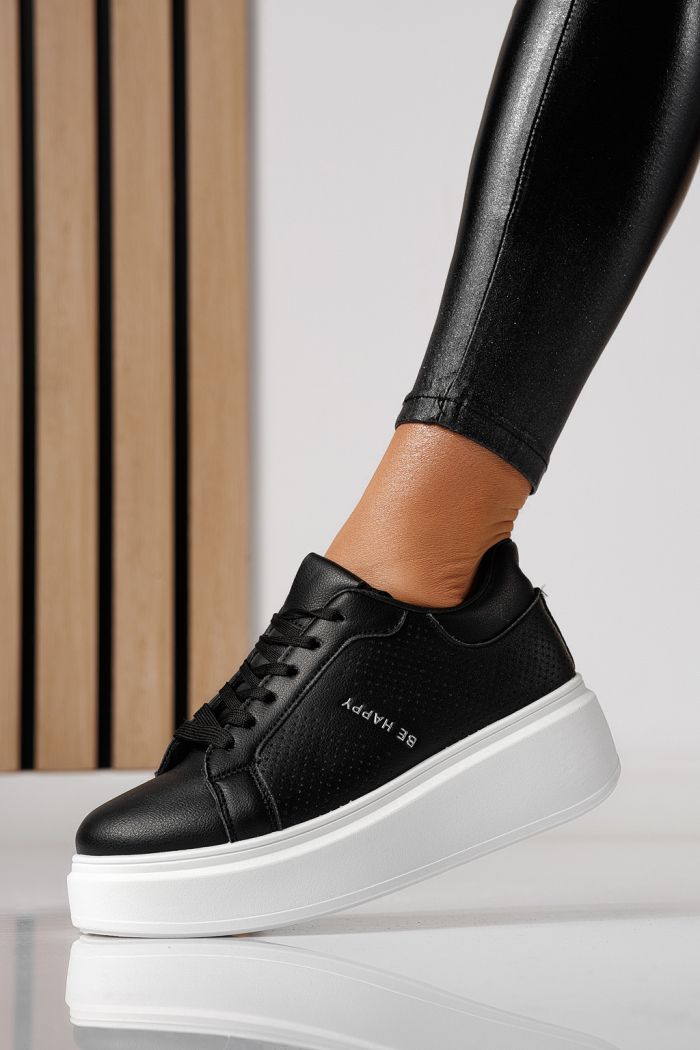 Adidasi dama negri din piele ecologica Ada #24000