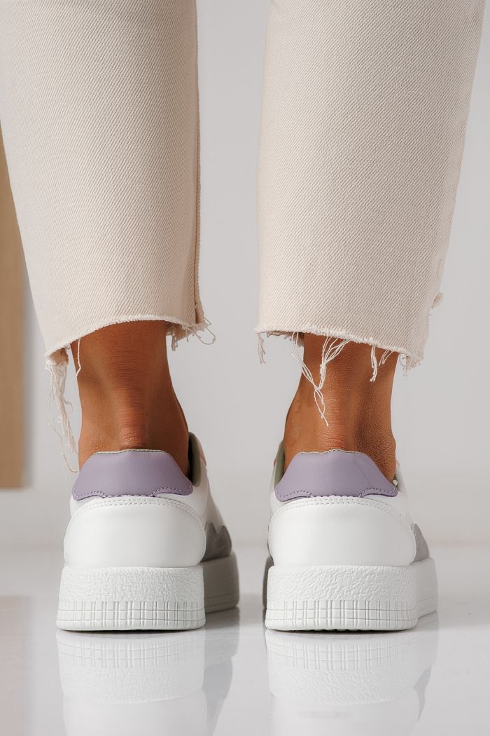 Adidasi dama roz din piele ecologica Nadia #24163