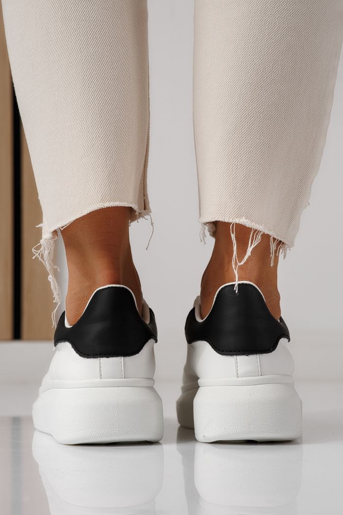 Női sportcipők fehér öko bőrből készült Raya #24196