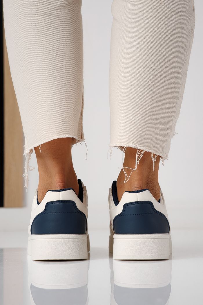 Női sportcipők kék öko bőrből készült Iris #24191