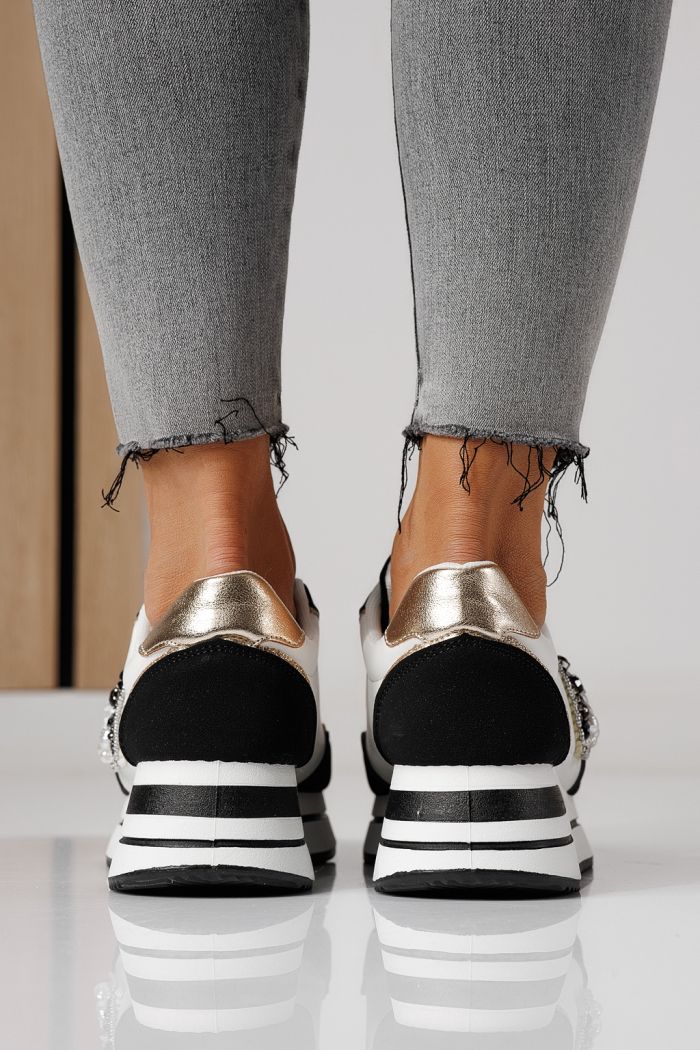 Adidasi dama negri din piele ecologica Kayla #24142