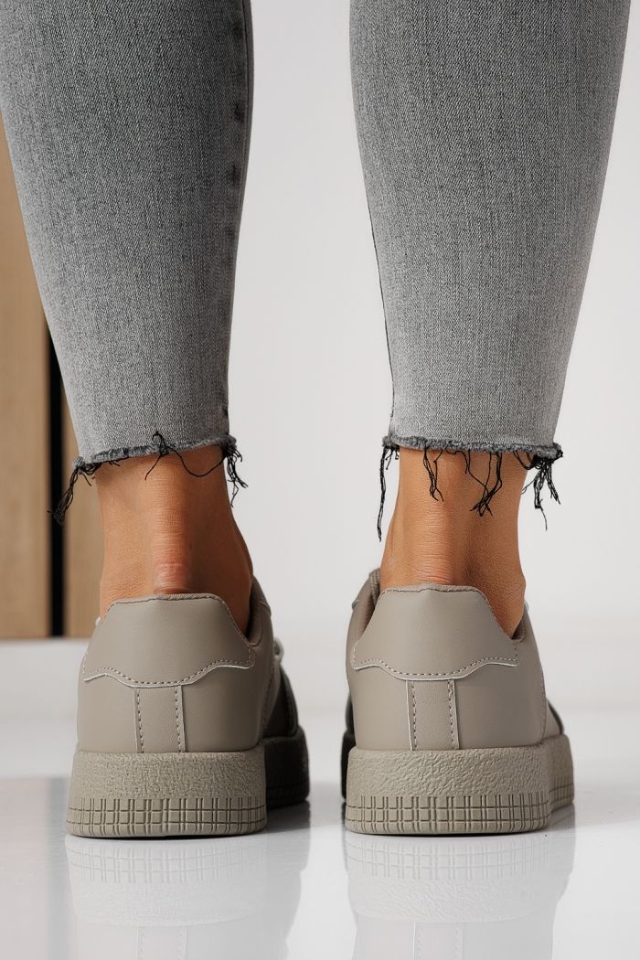 Adidasi dama gri din piele ecologica Olivia #24168