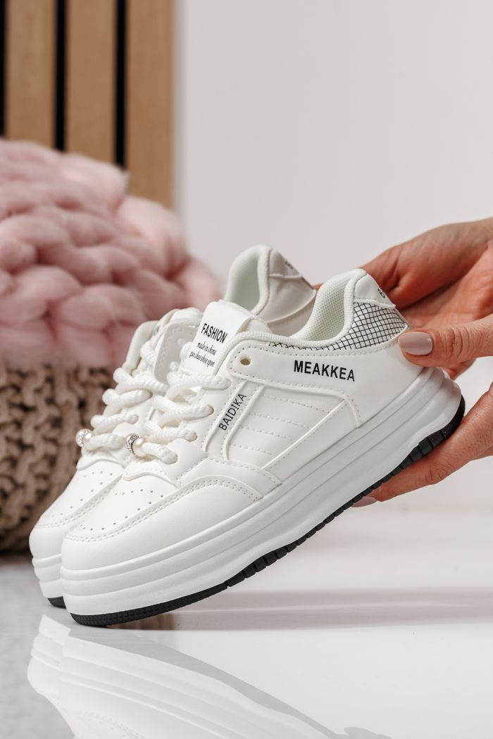 Adidasi copii negri din piele ecologica Asena #24025